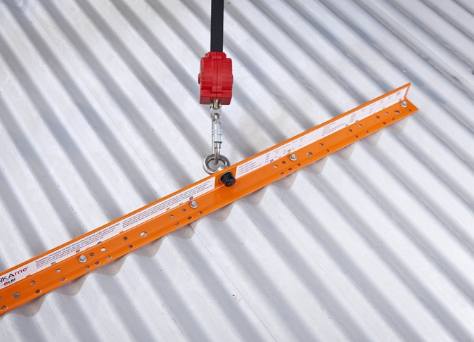 How To Install A Temporary Roof Anchor Point On A Metal Roof - DIY How To