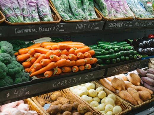 Shopping At Grocery Store